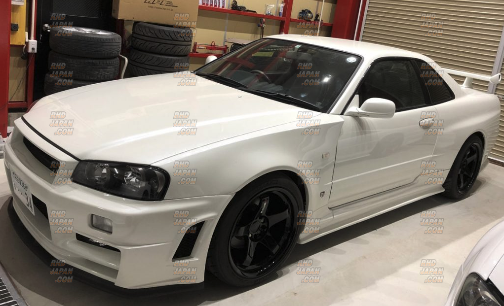 Okubo Factory Side Step Set Version 2 - BNR34 R34 2-Door - RHDJapan